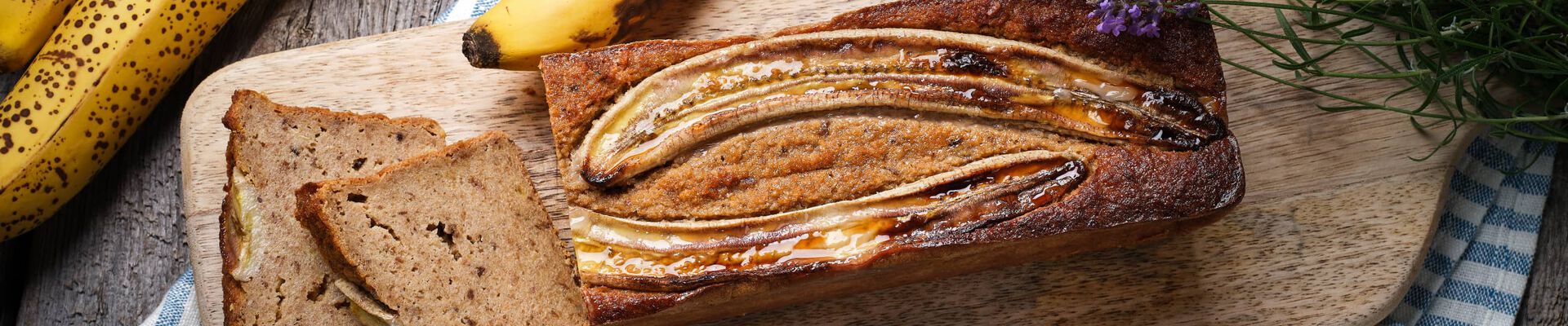 Cake &agrave; la banane au pain rassis