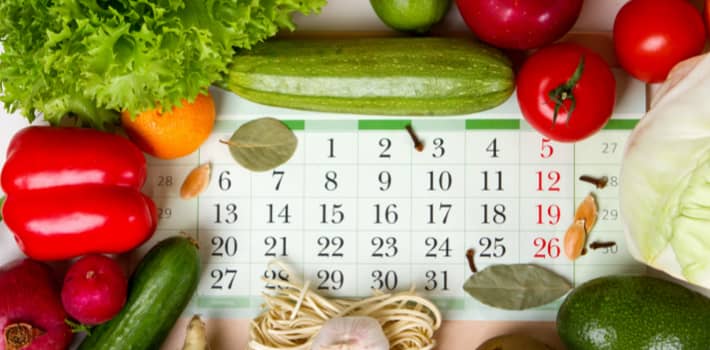 Le calendrier des fruits et légumes