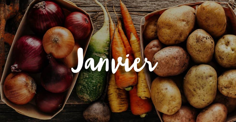 les fruits et légumes de Janvier