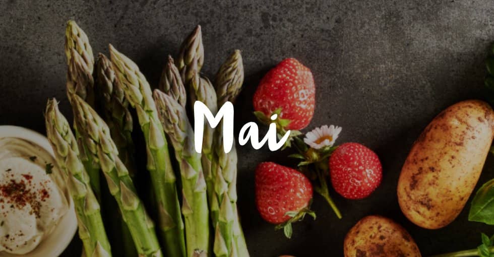 les fruits et légumes de mai